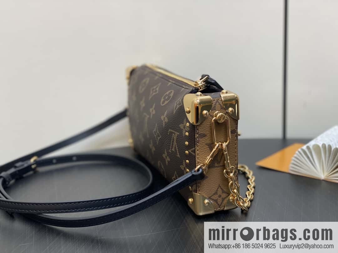 [Boutique‑grade] M20250 presbyopia/yellow flower, soft box series SLIM TRUNK handbag