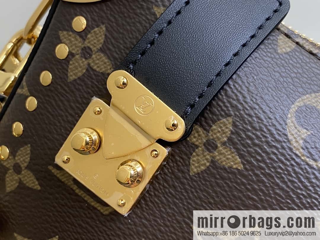 [Boutique‑grade] M20250 presbyopia/yellow flower, soft box series SLIM TRUNK handbag