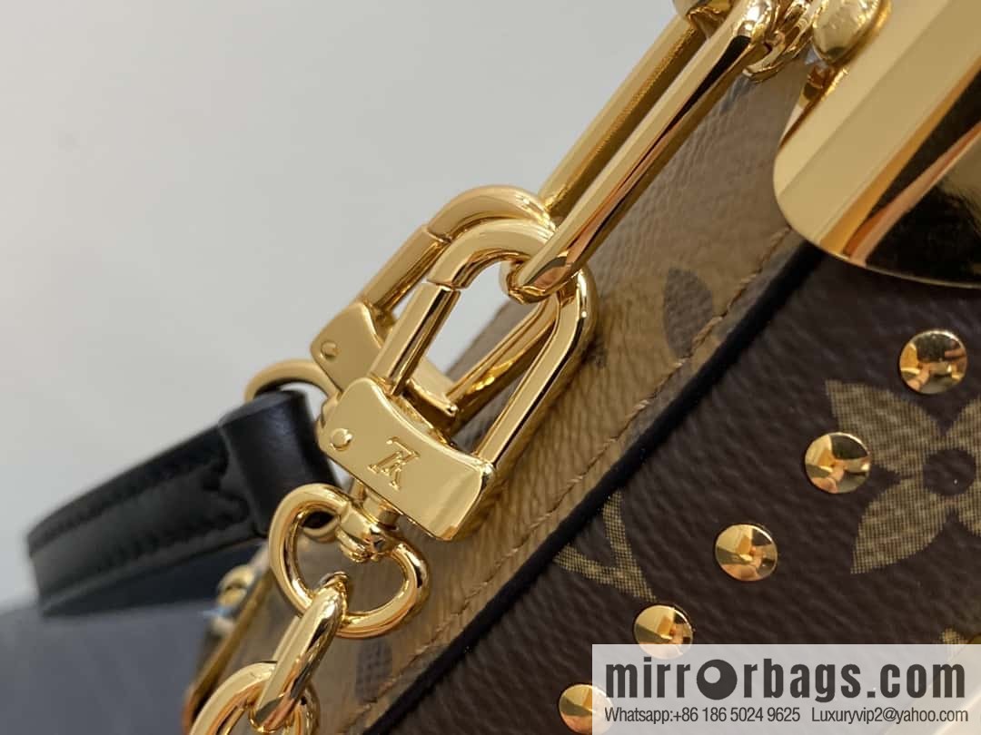 [Boutique‑grade] M20250 presbyopia/yellow flower, soft box series SLIM TRUNK handbag