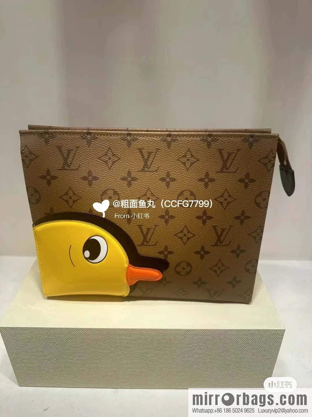 [Boutique‑grade] M11254 animal, three-piece handbag toilet bag series TRIO POCHE TOILETTE toilet bag