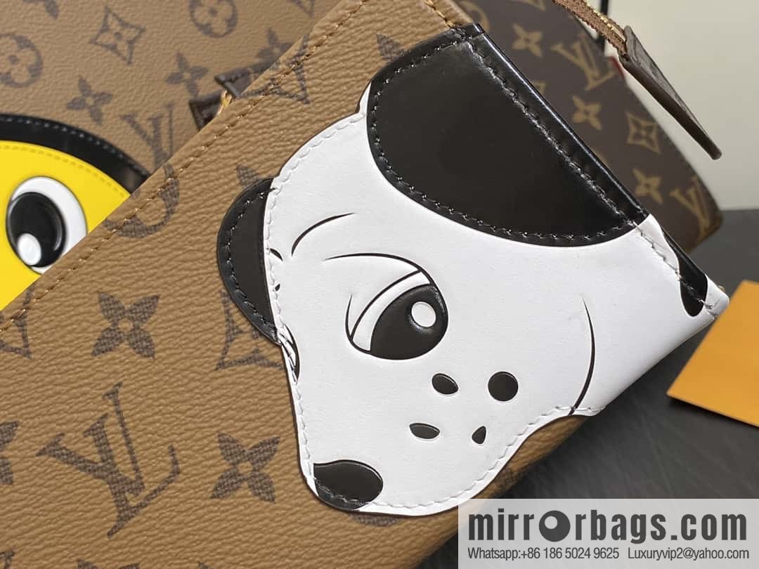 [Boutique‑grade] M11254 animal, three-piece handbag toilet bag series TRIO POCHE TOILETTE toilet bag