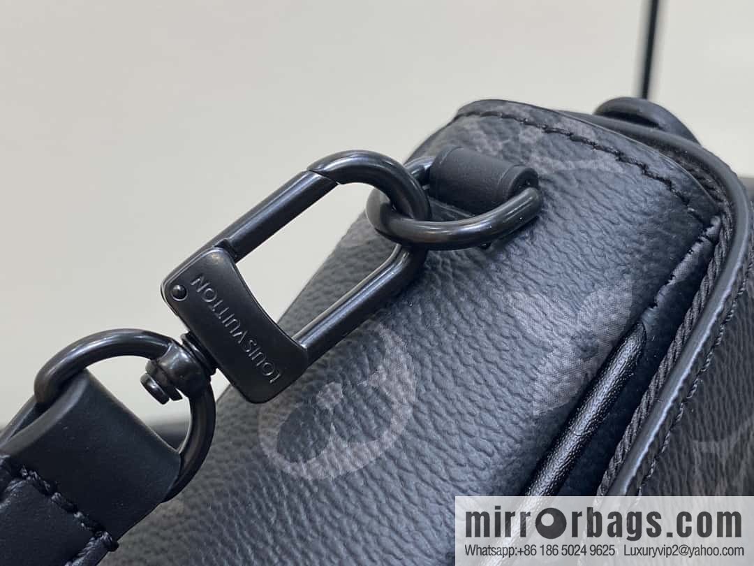 [Boutique‑grade] M83148 black flower, men's bag, mini mailman bag series Pico S-Lock handbag, Darth Vader