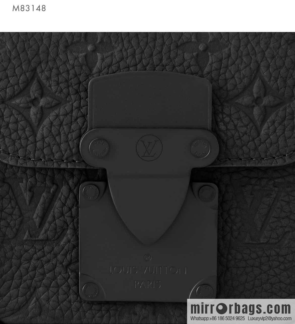 [Boutique‑grade] M83148 black flower, men's bag, mini mailman bag series Pico S-Lock handbag, Darth Vader (copy)