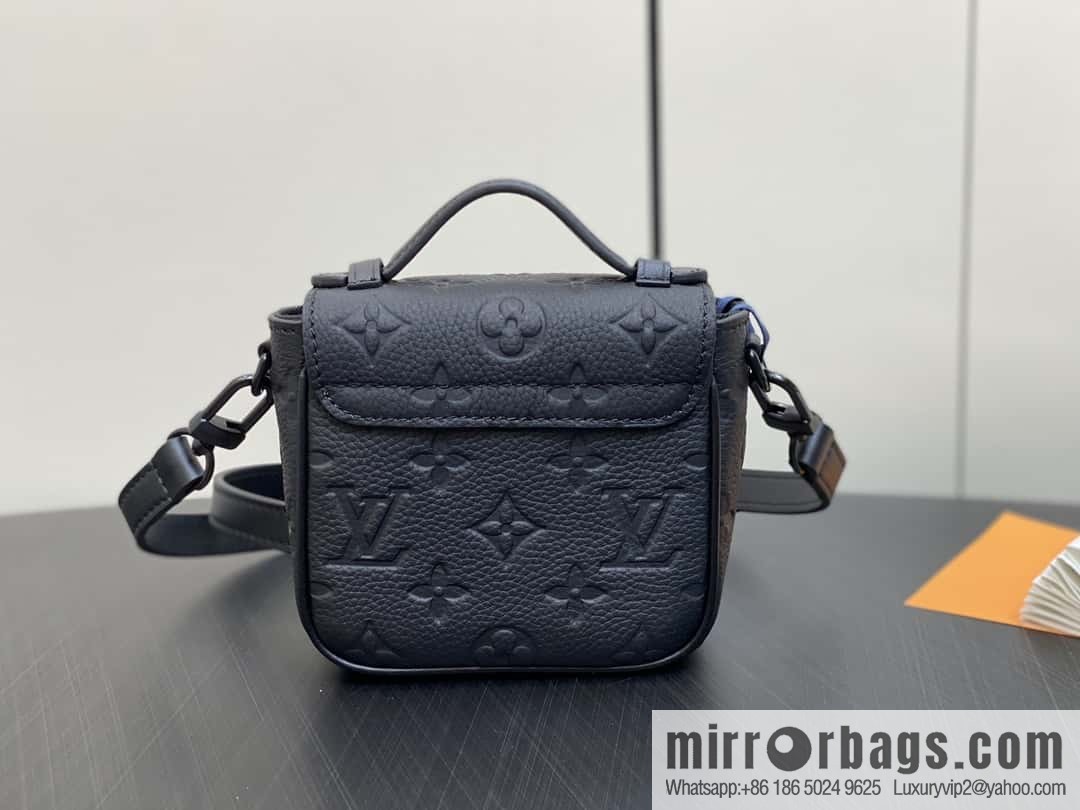 [Boutique‑grade] M83148 black flower, men's bag, mini mailman bag series Pico S-Lock handbag, Darth Vader (copy)