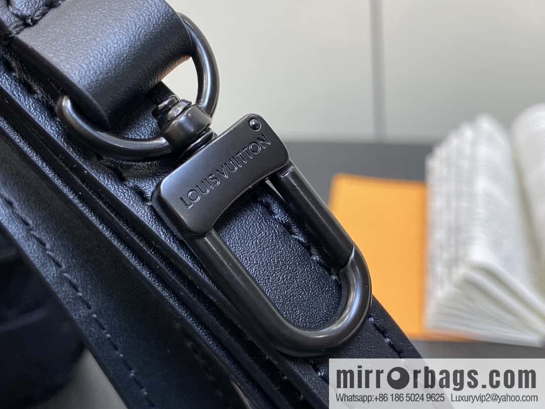 [Boutique‑grade] M83148 black flower, men's bag, mini mailman bag series Pico S-Lock handbag, Darth Vader (copy)