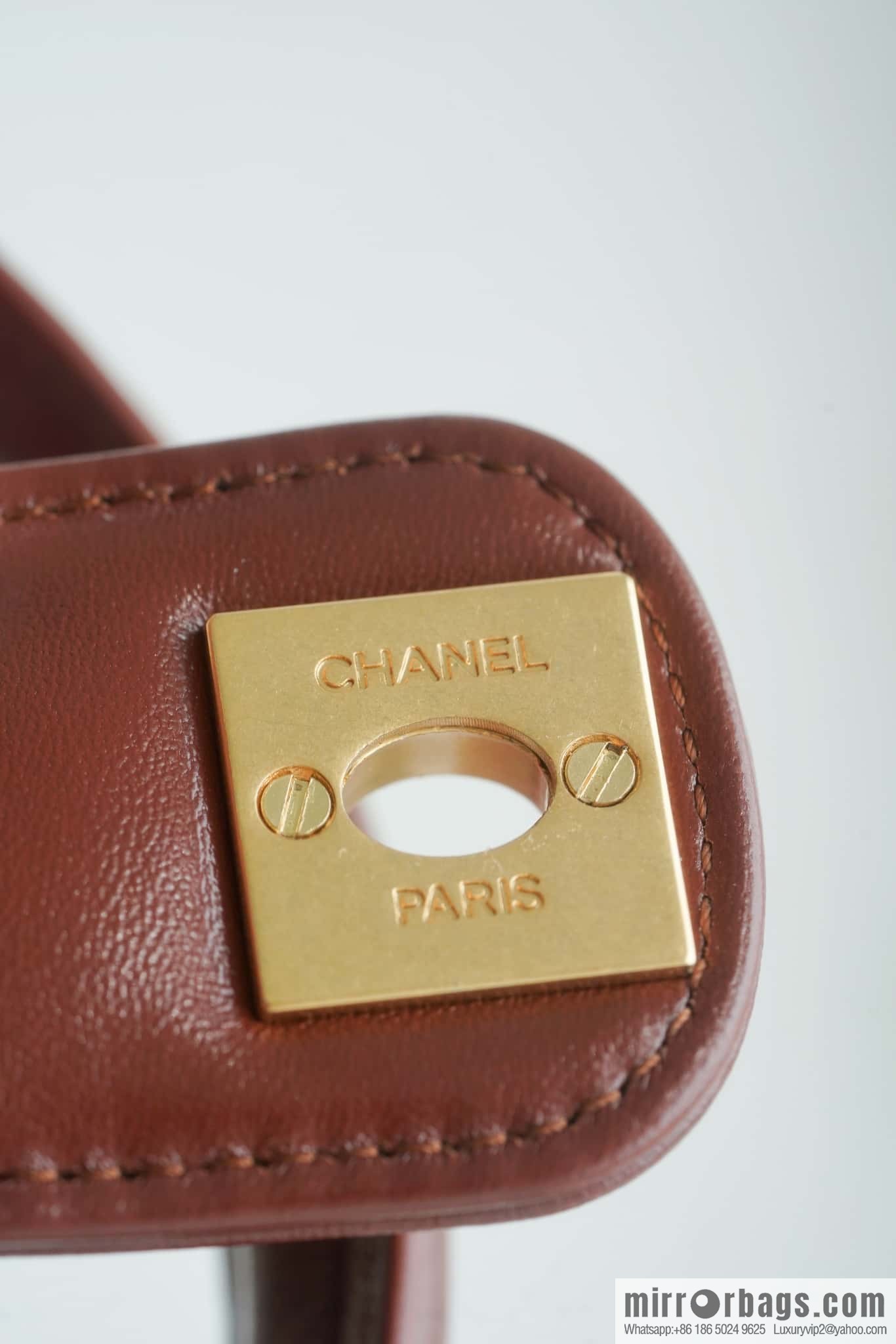 CHANEL 24A Superior Handicraft Doctor Doctor Bag, Small, Caramel AS4958