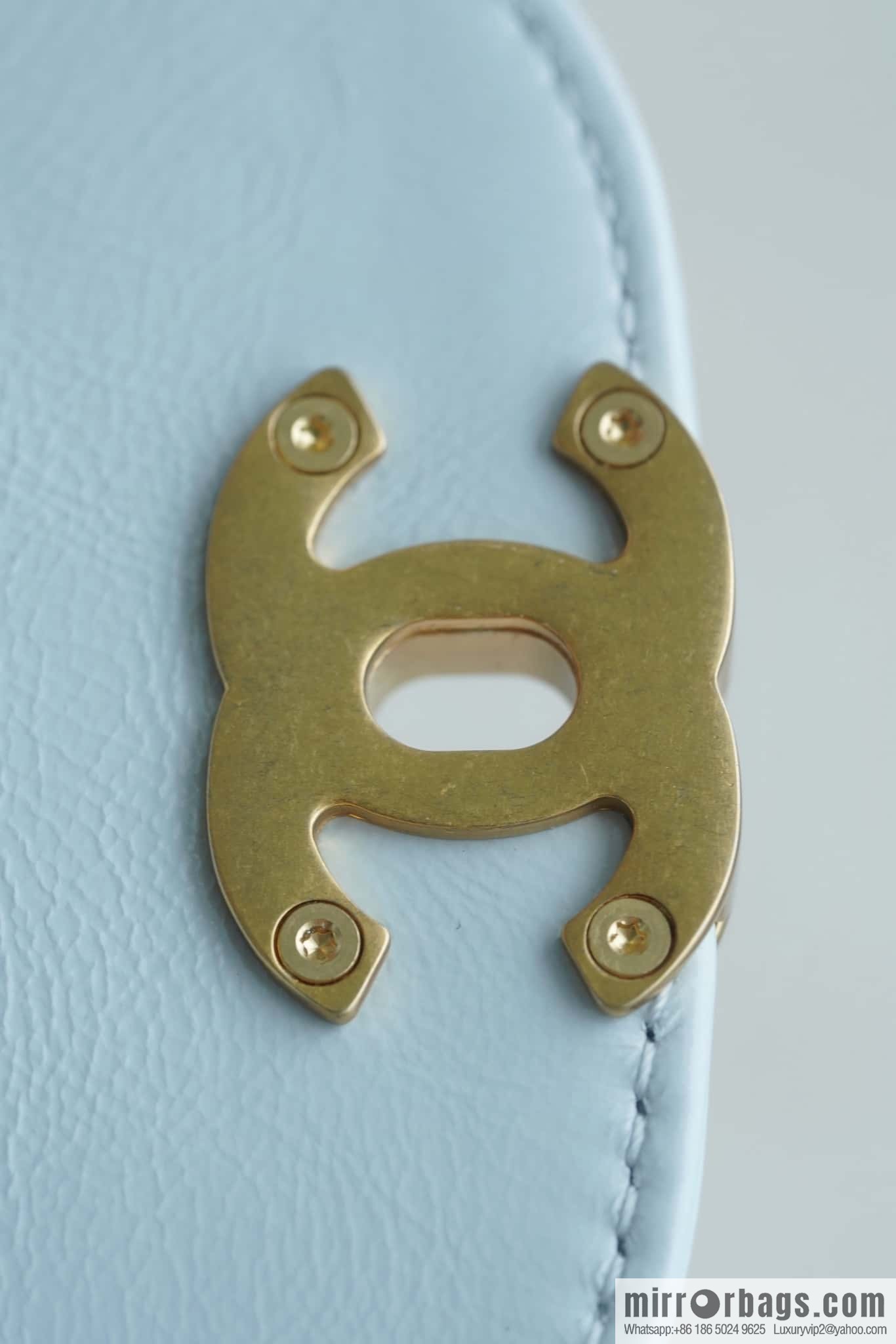 CHANEL 24S New Color Kelly Handle Bag, Large, Glacier Blue AS4416