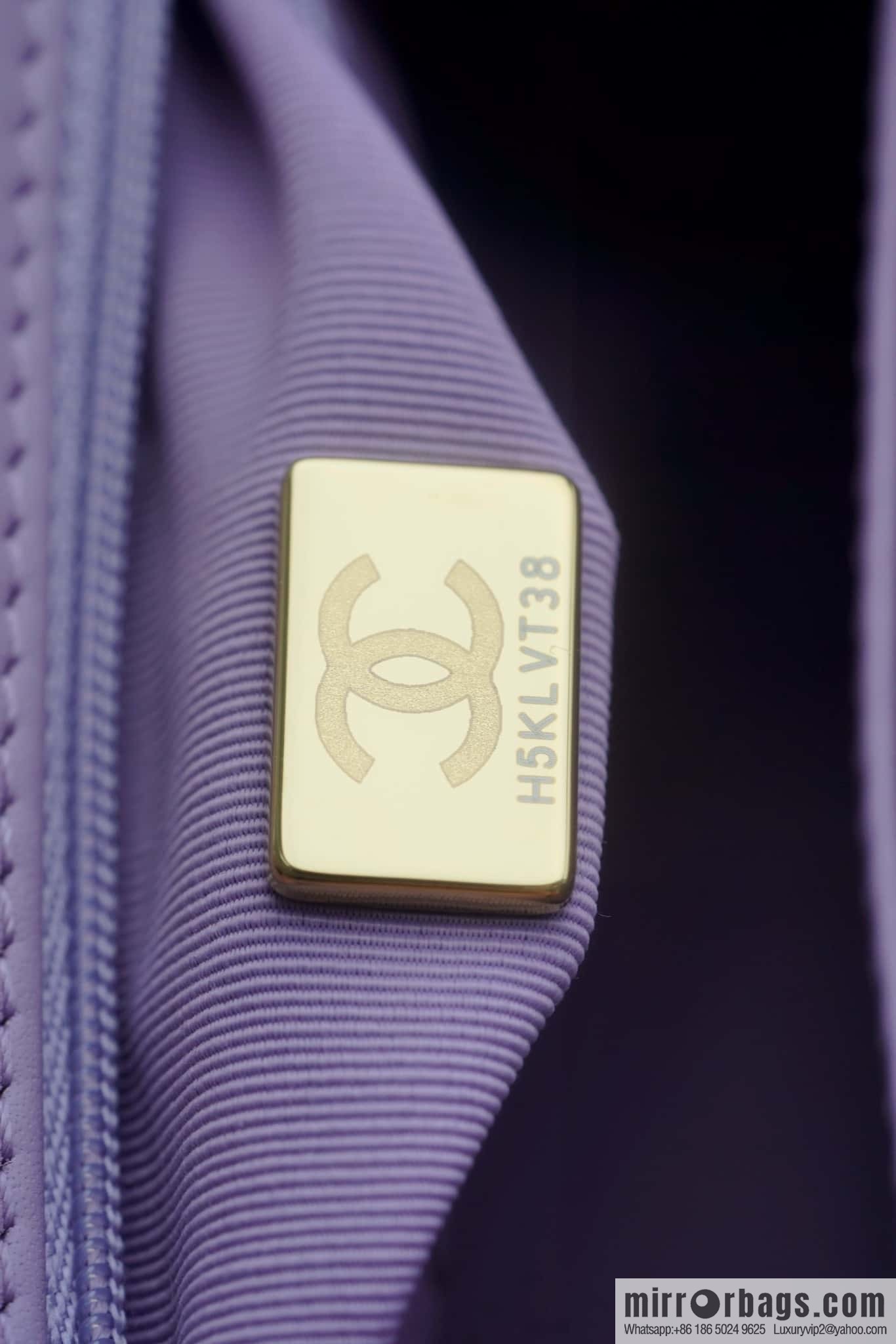 CHANEL 24S New Color Kelly Handle Bag, Large, Taro Purple AS4416
