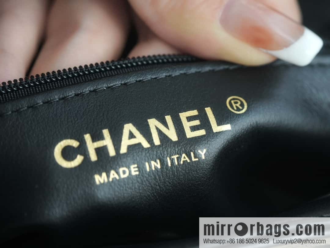 CHANEL 24S New Color Kelly Handle Bag, Large, Black AS4416