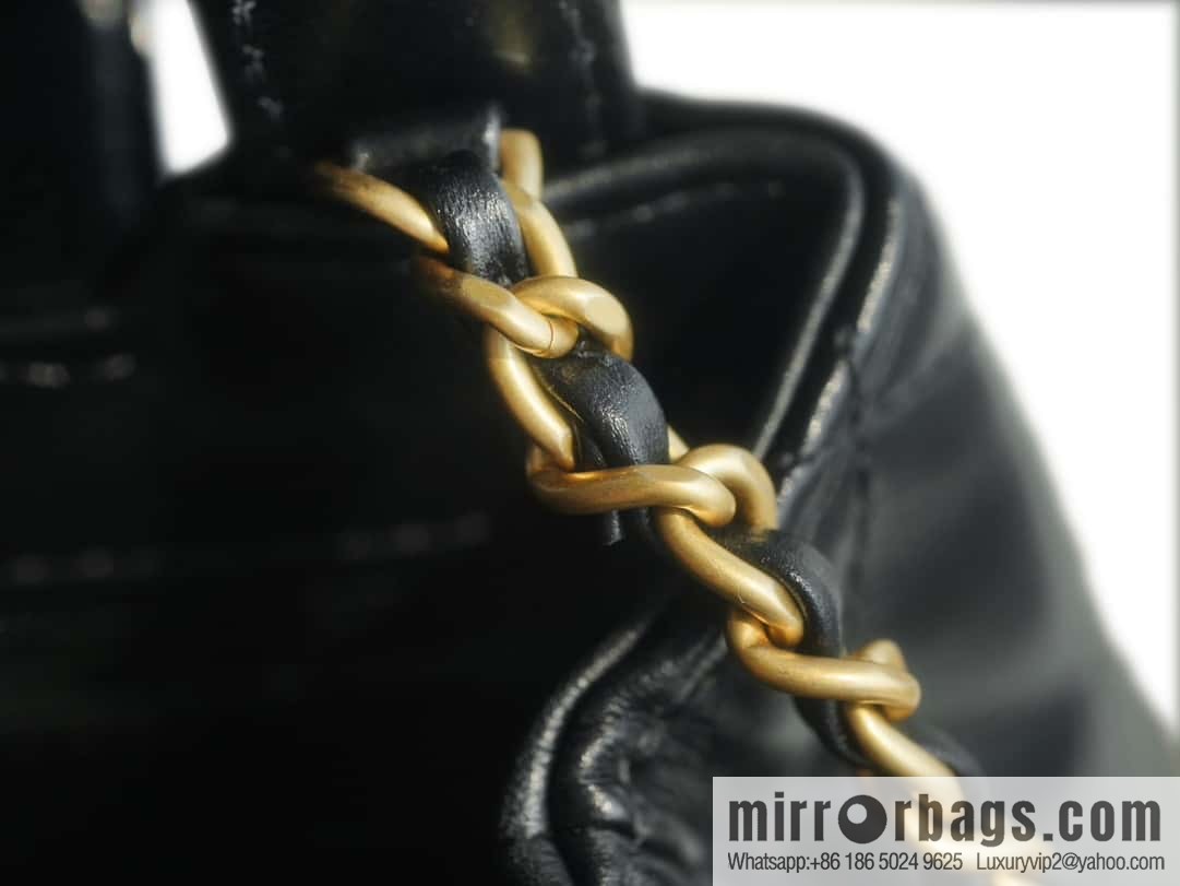 CHANEL 24S New Color Kelly Handle Bag, Large, Black AS4416