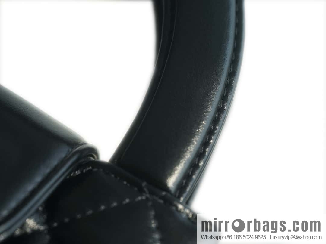 CHANEL 24S New Color Kelly Handle Bag, Large, Black AS4416