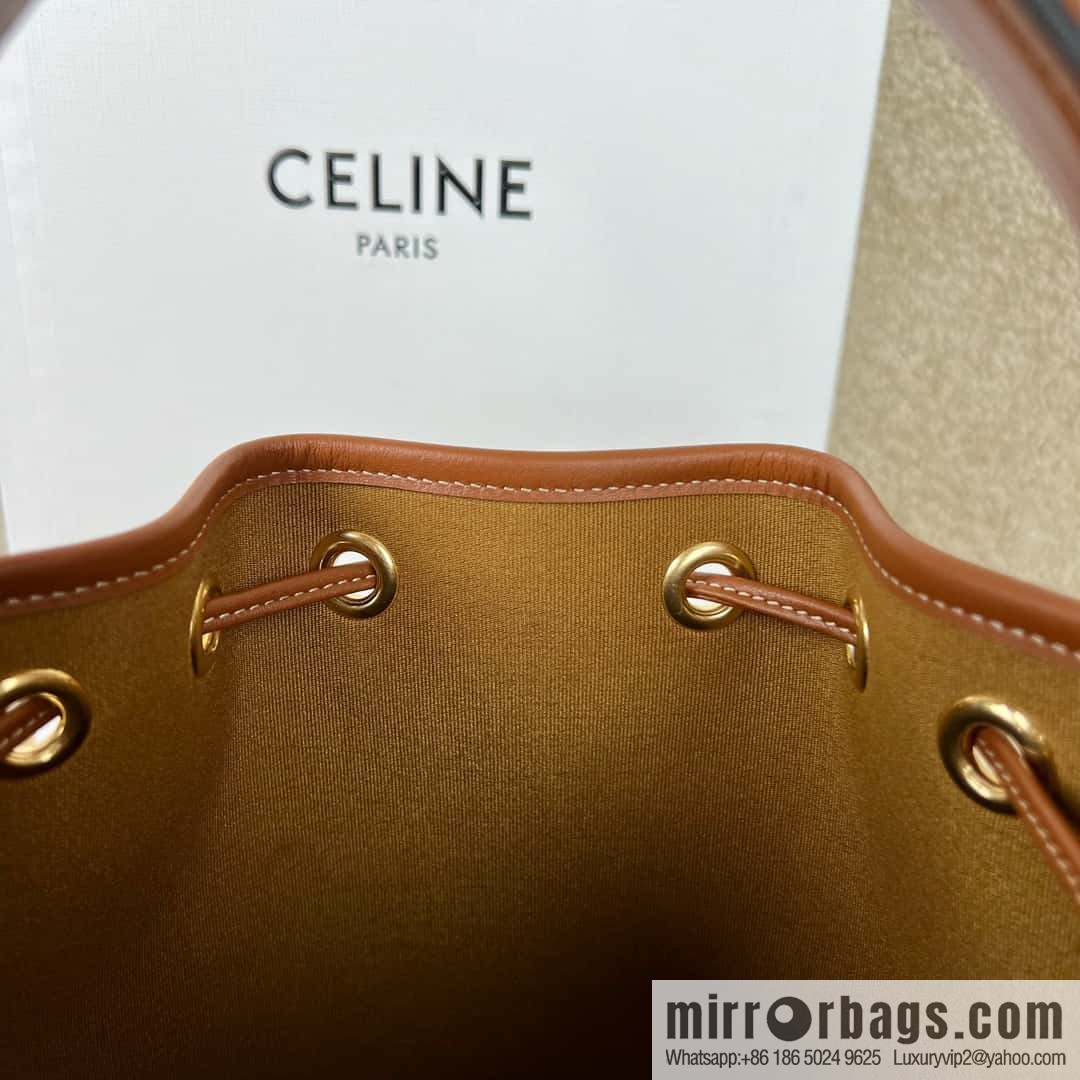 CELINE CLARA logo printed cow leather handbag 116882