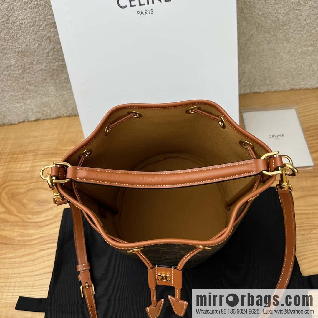 CELINE CLARA logo printed cow leather handbag 116882