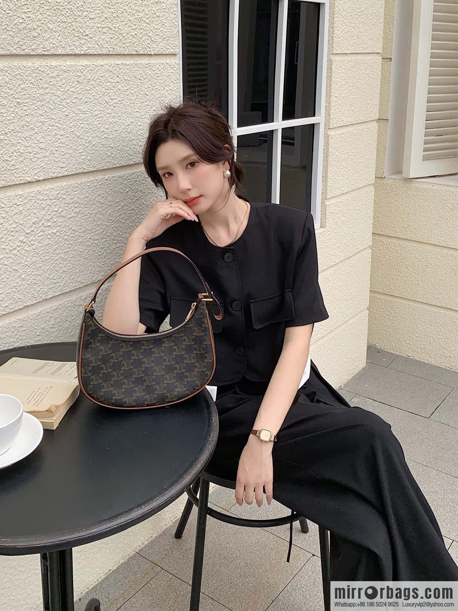 CELINE AVA logo printed handbag 193952
