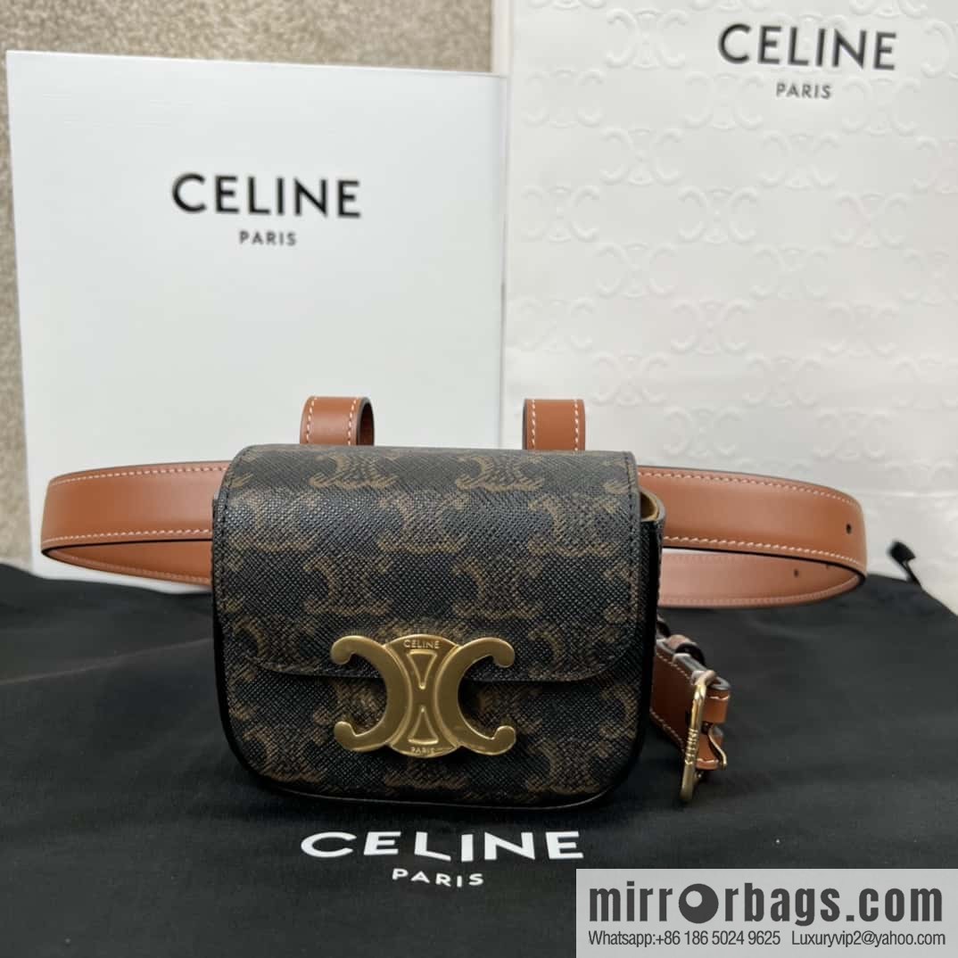 CELINE mini Arc de Triomphe fanny pack presbyopia, number 452