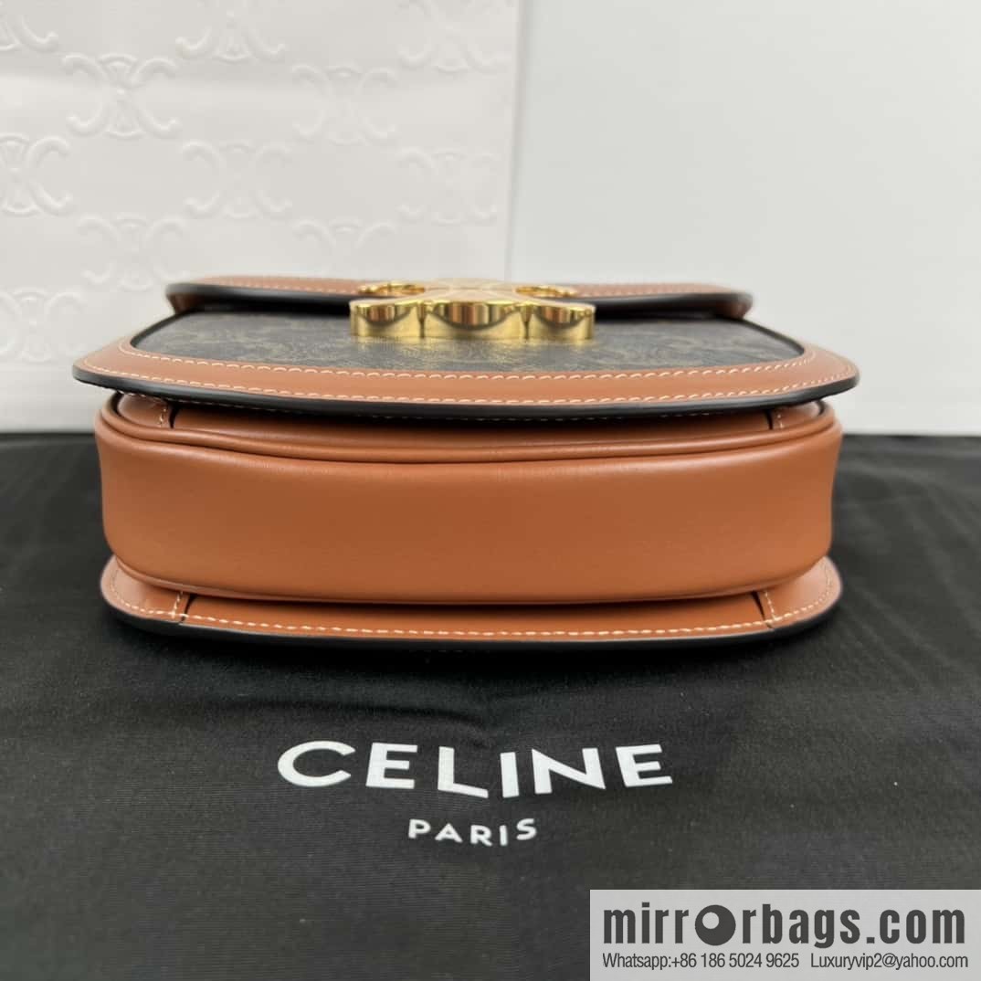 CELINE TEEN BESACE TRIOMRHE logo printed handbag 110412