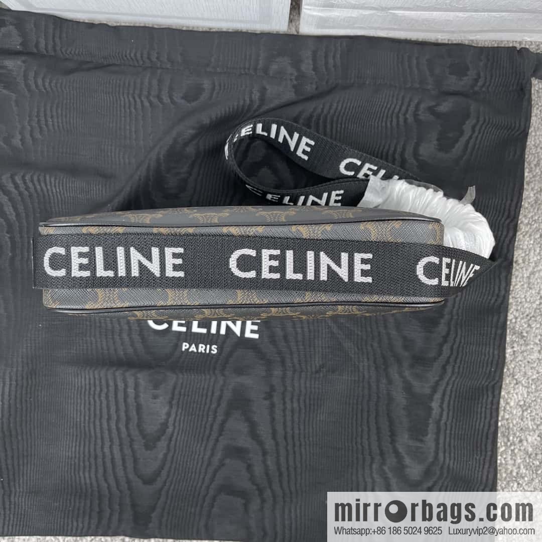 CELINE logo printed medium messenger bag 197202