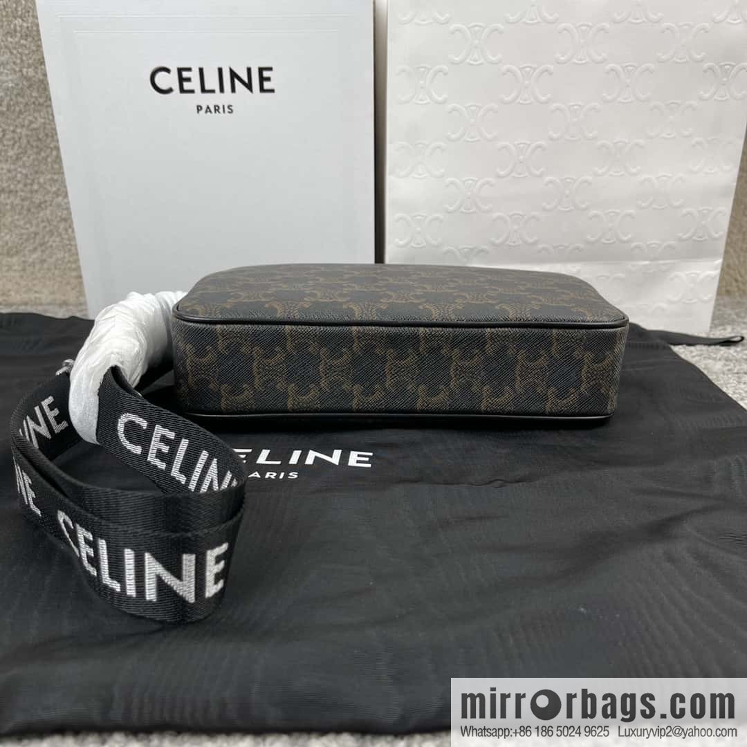 CELINE logo printed medium messenger bag 197202