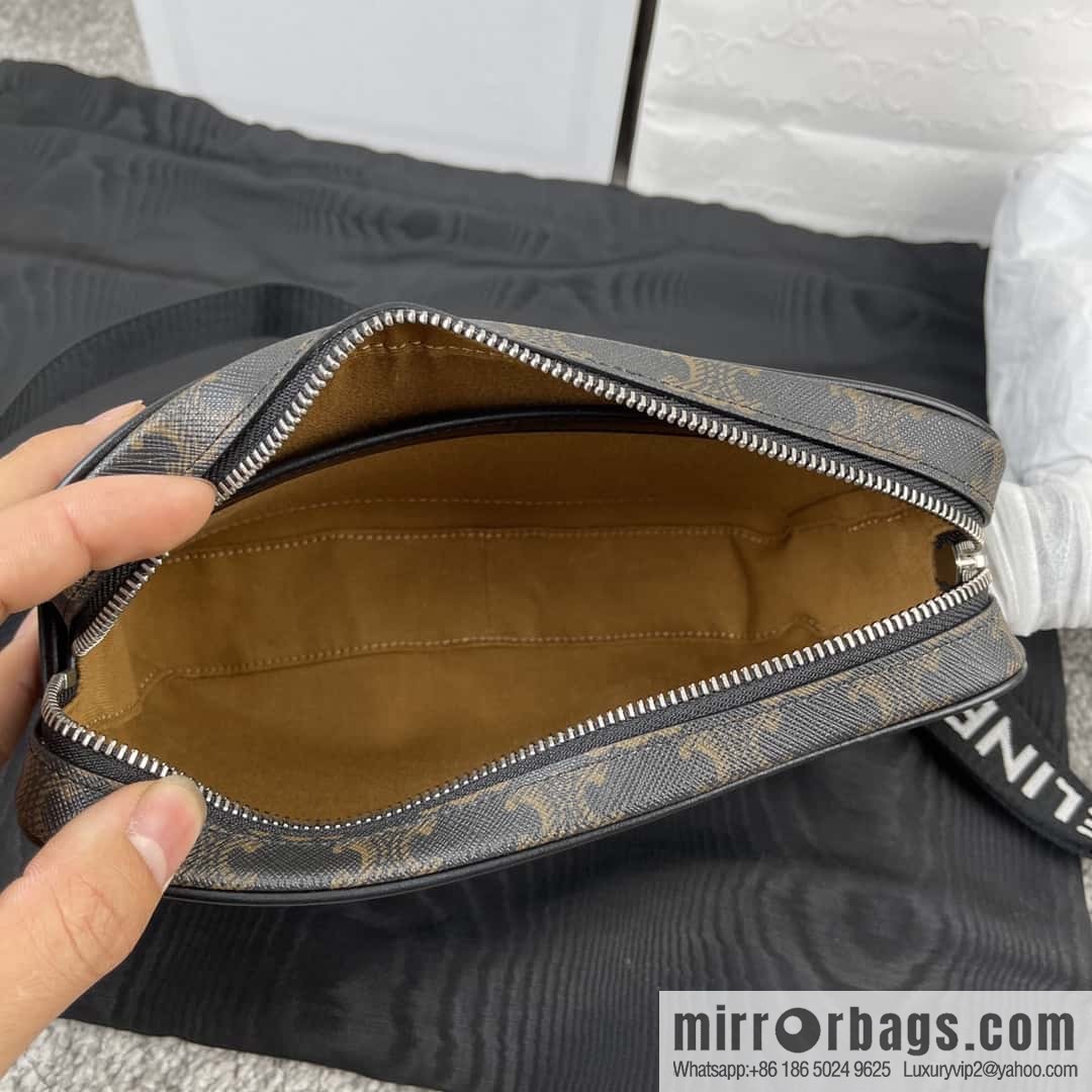 CELINE logo printed medium messenger bag 197202