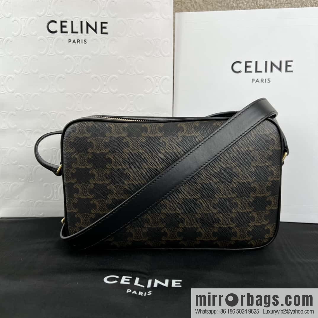 CELINE logo printed medium messenger bag 194502