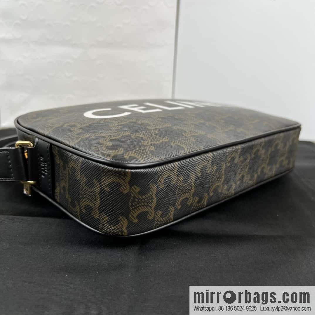 CELINE logo printed medium messenger bag 194502