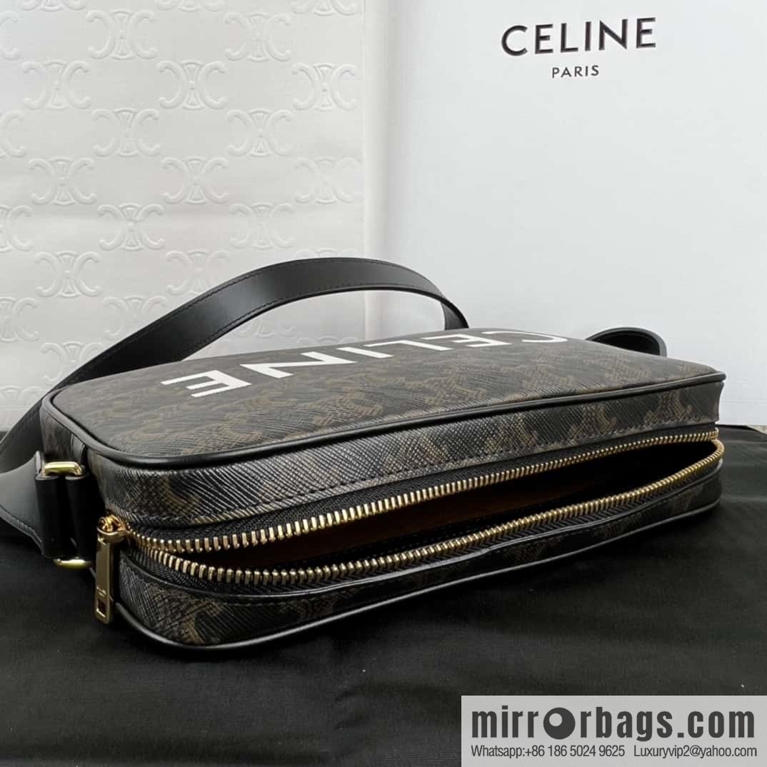CELINE logo printed medium messenger bag 194502