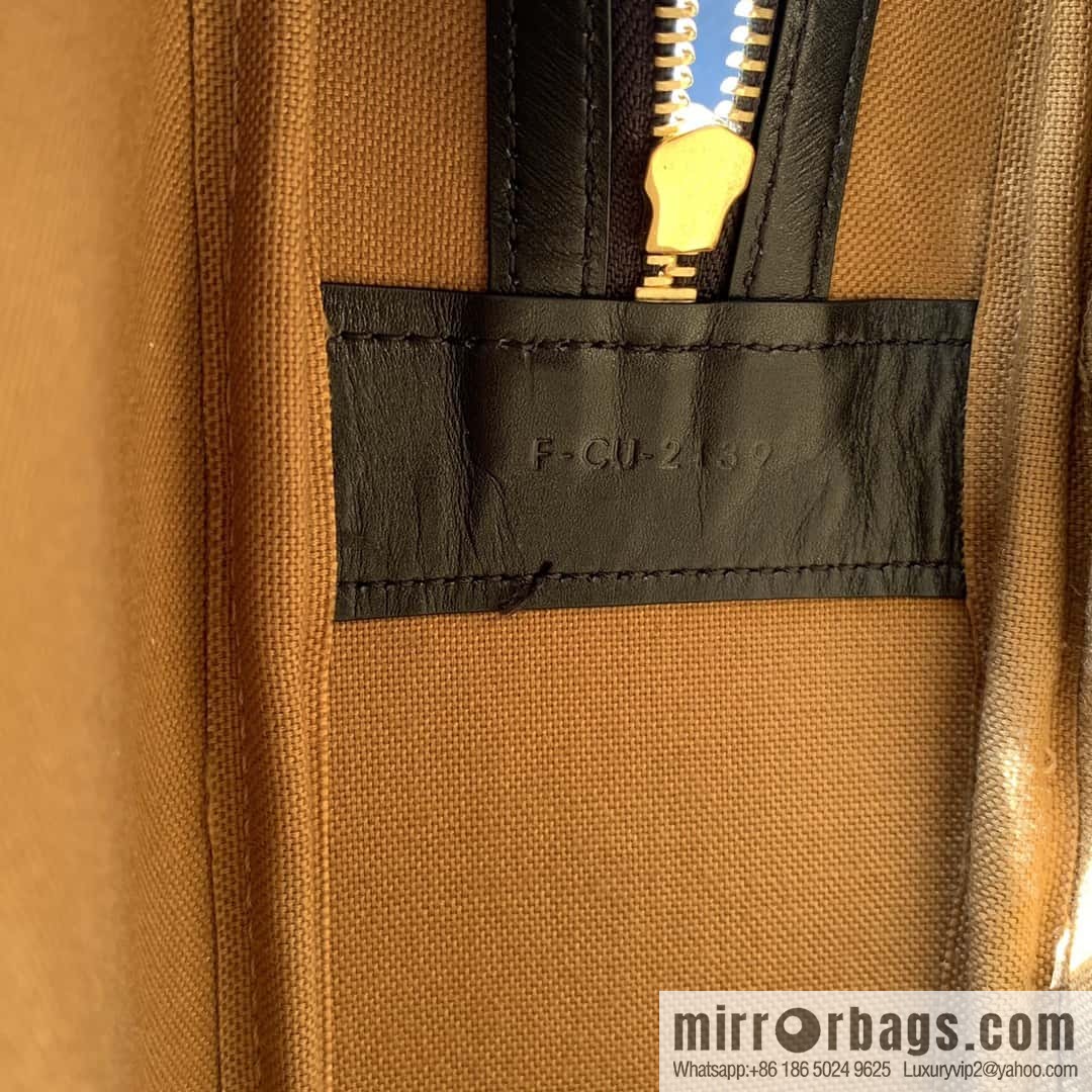 CELINE TRIOMPHE canvas and calfskin large pocket messenger bag 190822