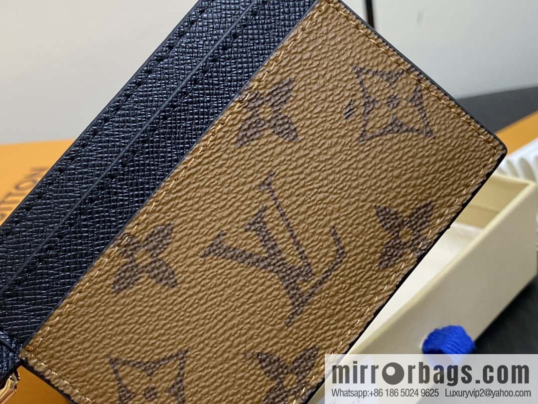 [Boutique‑grade] M82739 yellow flower, card bag wallet series, 5 LV Charms business card~