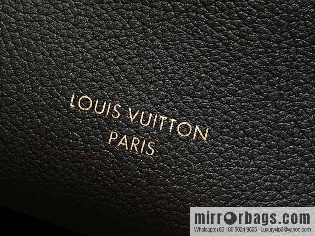[Boutique‑grade] M25341 black, full leather shopping bag Low key cabas handbag 25342 M25343 2024 latest autumn and winter new models, Low Key Cabas medium handbag