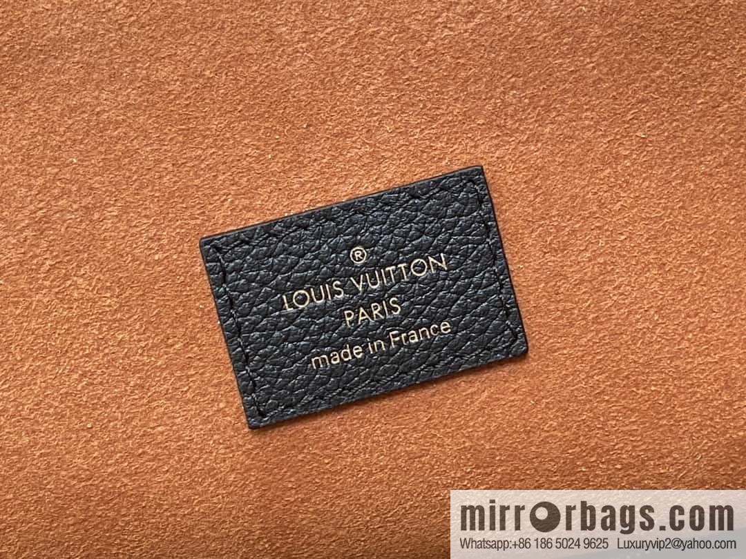 [Boutique‑grade] M25341 black, full leather shopping bag Low key cabas handbag 25342 M25343 2024 latest autumn and winter new models, Low Key Cabas medium handbag