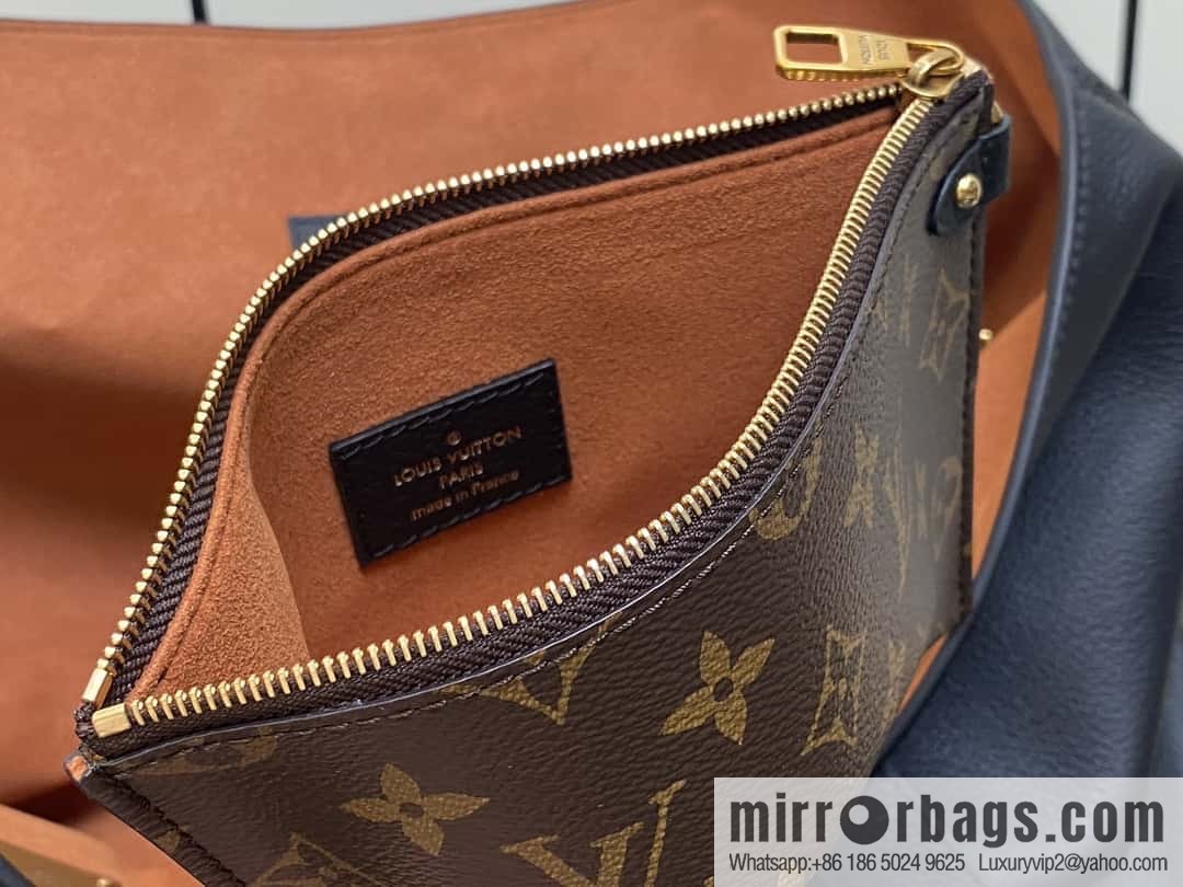 [Boutique‑grade] M25341 black, full leather shopping bag Low key cabas handbag 25342 M25343 2024 latest autumn and winter new models, Low Key Cabas medium handbag