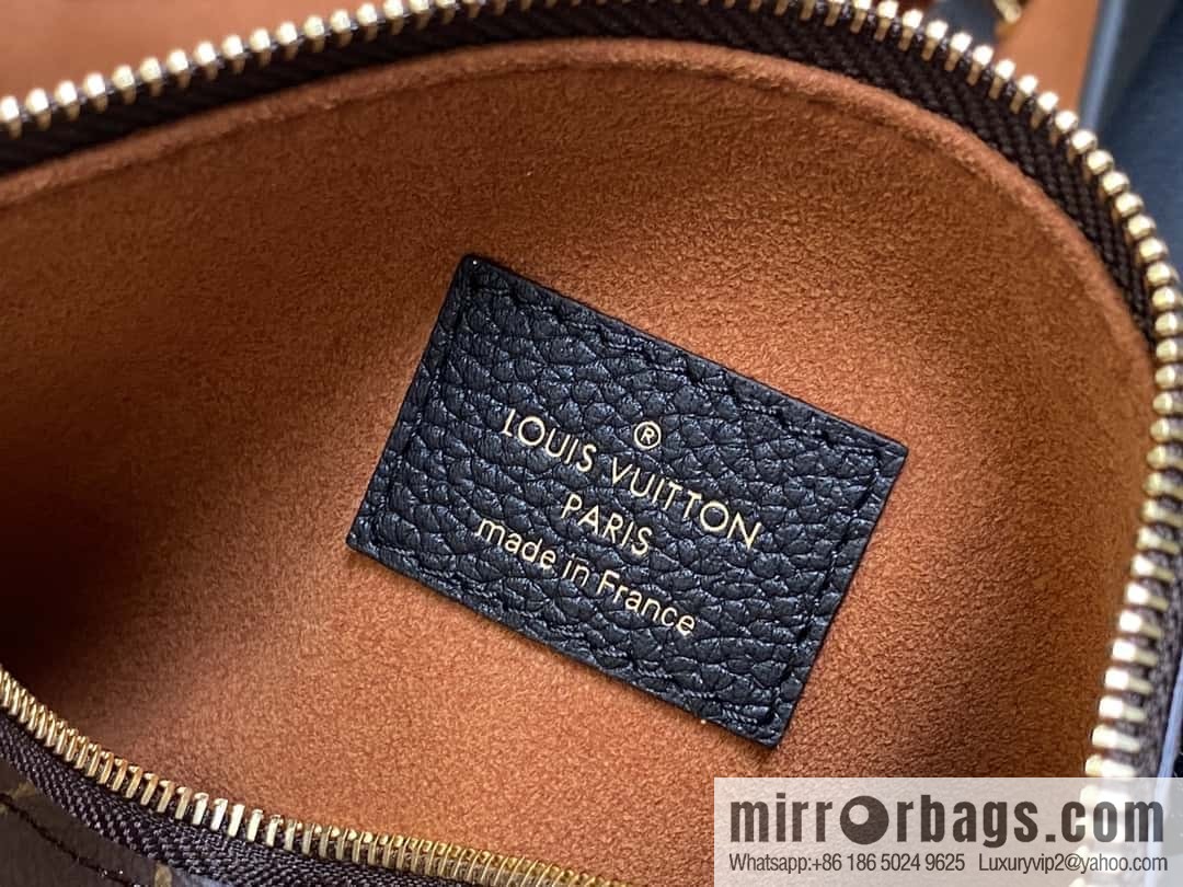 [Boutique‑grade] M25341 black, full leather shopping bag Low key cabas handbag 25342 M25343 2024 latest autumn and winter new models, Low Key Cabas medium handbag