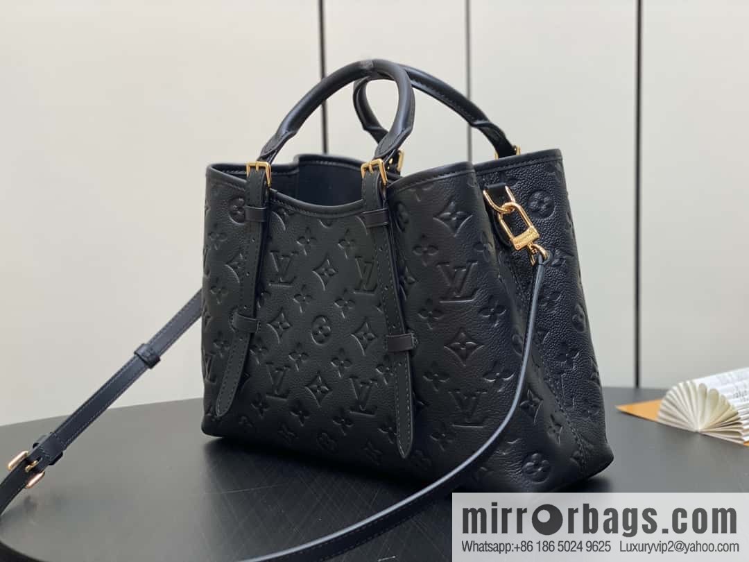 [Boutique‑grade] M11463 black, full leather tote bag series BABYLONE TOTE small handbag m11393 gray-brown m11394