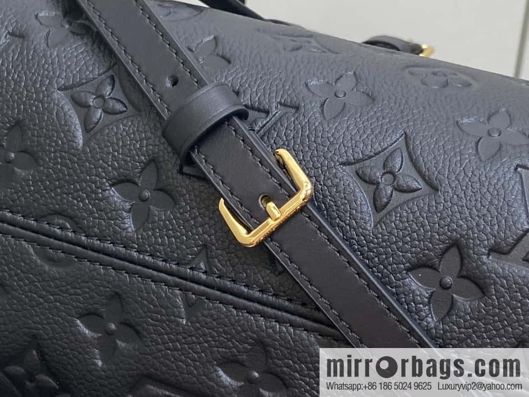 [Boutique‑grade] M11463 black, full leather tote bag series BABYLONE TOTE small handbag m11393 gray-brown m11394
