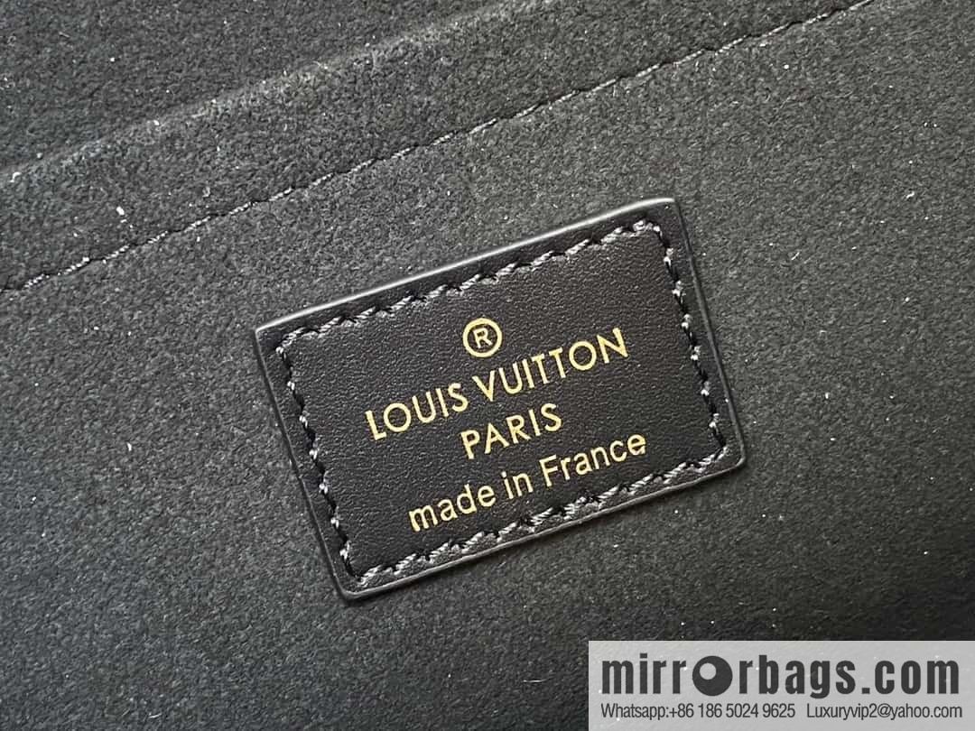 [Boutique‑grade] M11463 black, full leather tote bag series BABYLONE TOTE small handbag m11393 gray-brown m11394