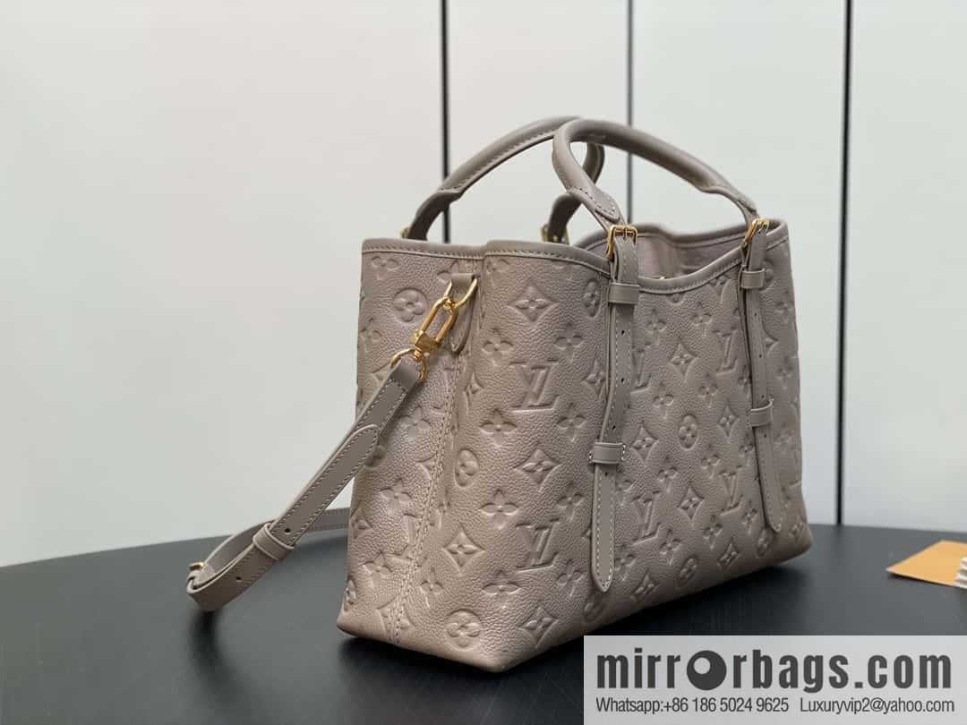 [Boutique‑grade] M11463 black, full leather tote bag series BABYLONE TOTE small handbag m11393 gray-brown m11394