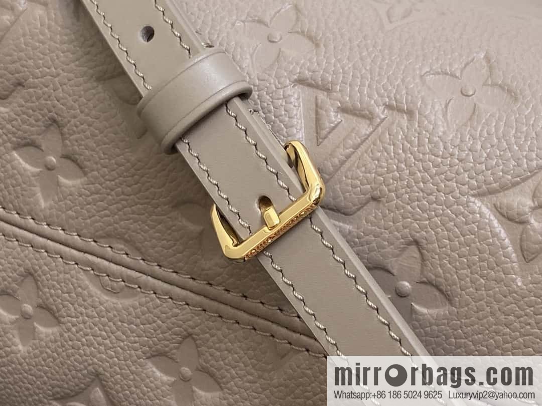 [Boutique‑grade] M11463 black, full leather tote bag series BABYLONE TOTE small handbag m11393 gray-brown m11394