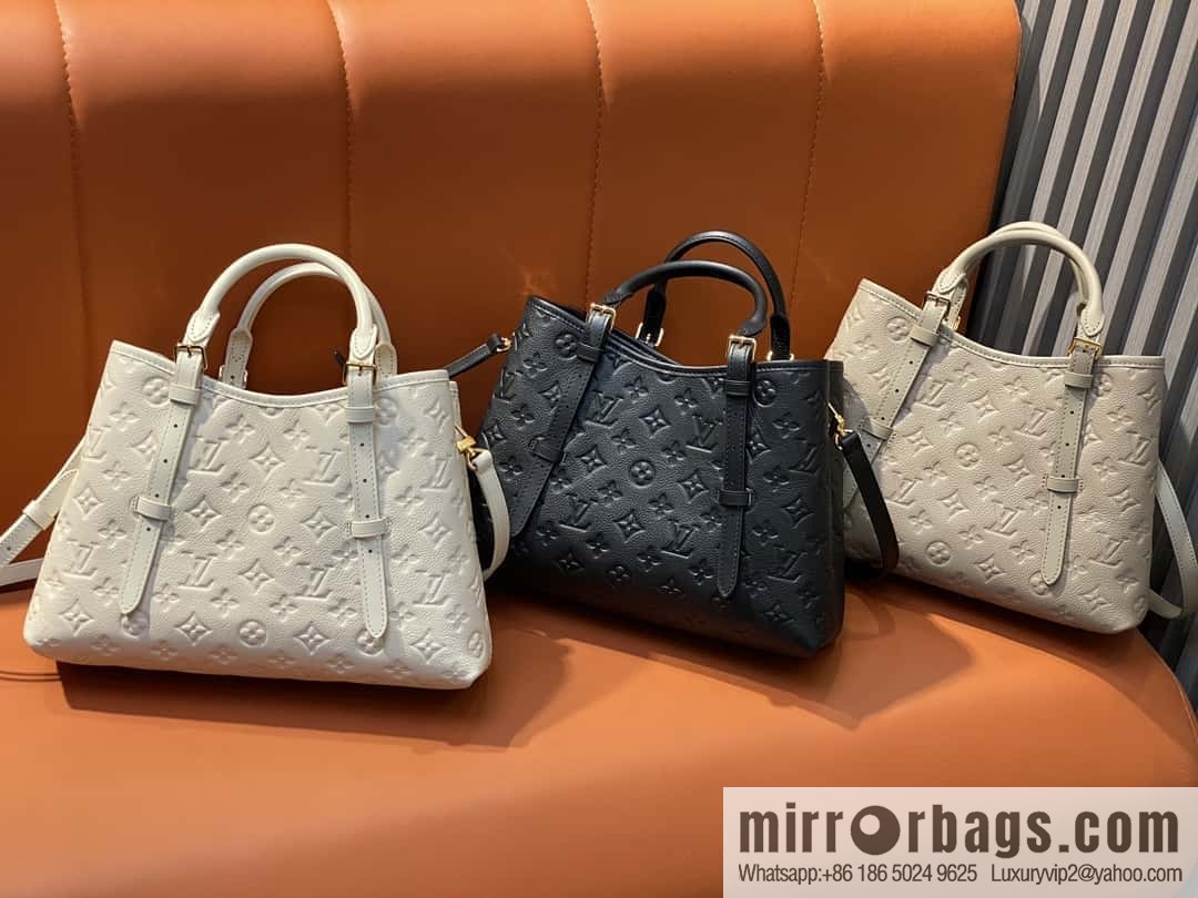 [Boutique‑grade] M11463 black, full leather tote bag series BABYLONE TOTE small handbag m11393 gray-brown m11394
