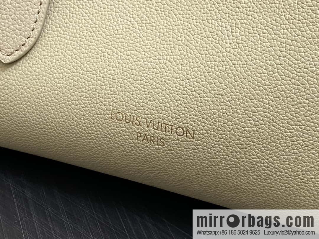 [Boutique‑grade] M25341 green, full leather shopping bag Low key cabas handbag M25341 black M25342 brown M25343 stone green 2024 latest autumn and winter new Low Key Cabas medium handbag