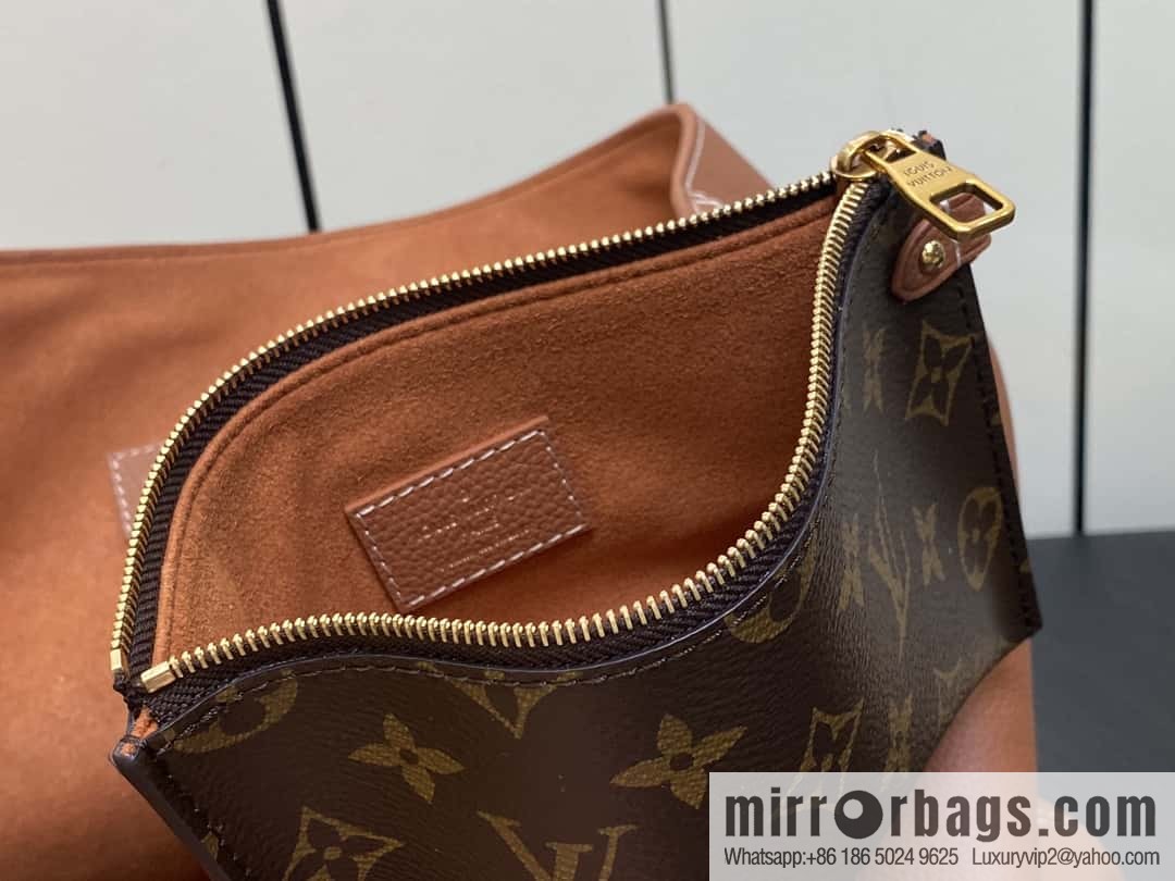 [Boutique‑grade] M25342 brown, full leather shopping bag M25341 M25343 Low key cabas handbag