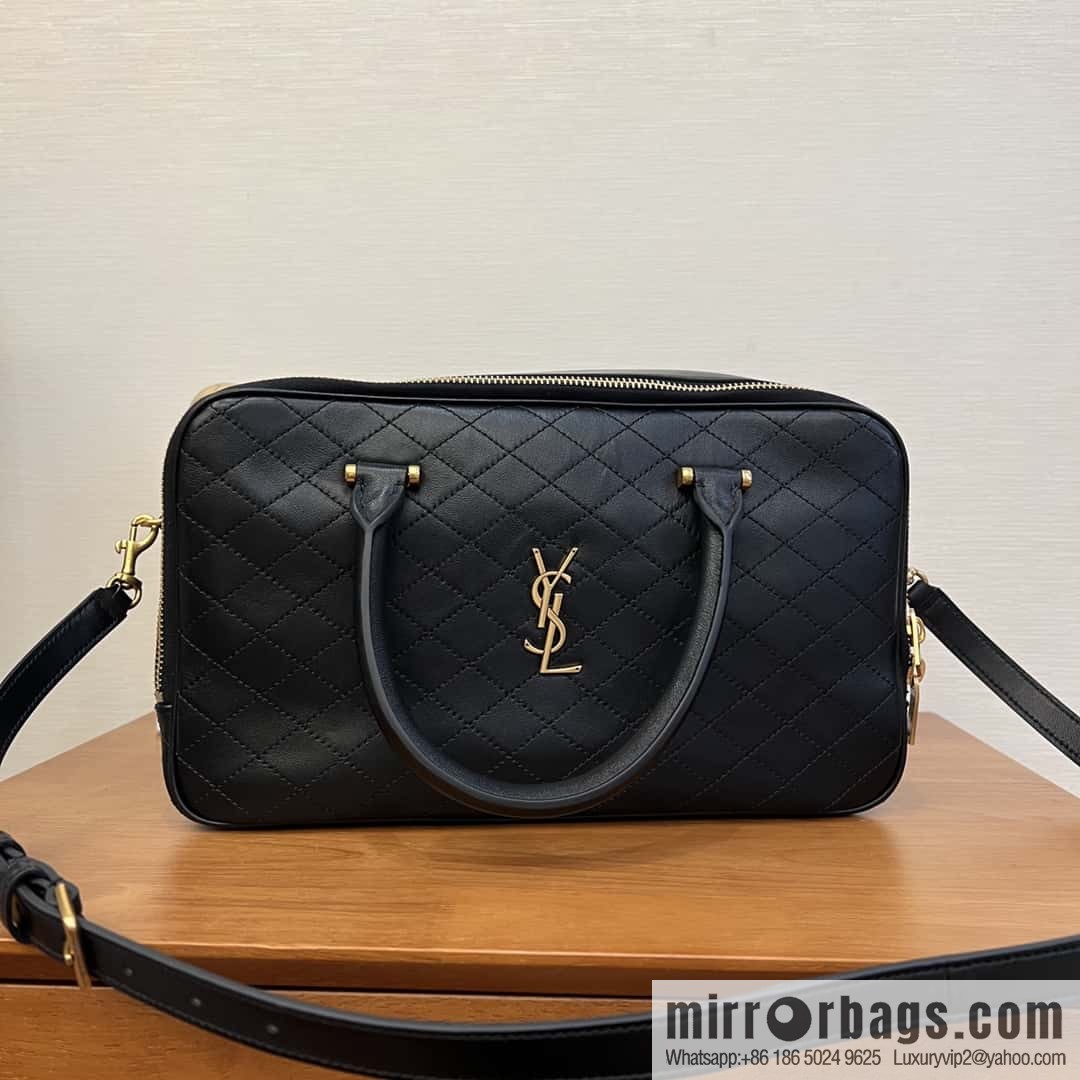 YSL 🆕 LIYA quilted sheepskin luggage 766785