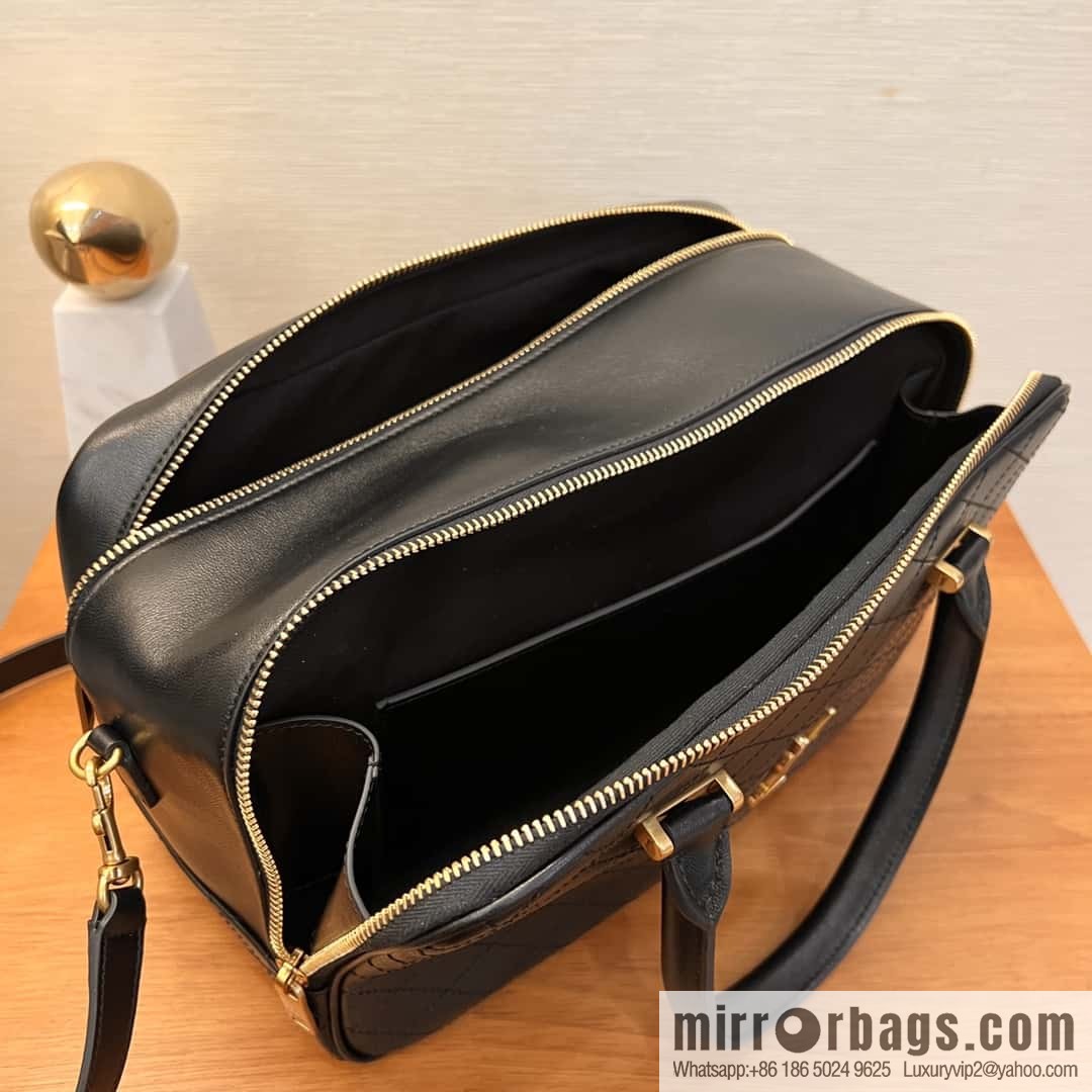 YSL 🆕 LIYA quilted sheepskin luggage 766785
