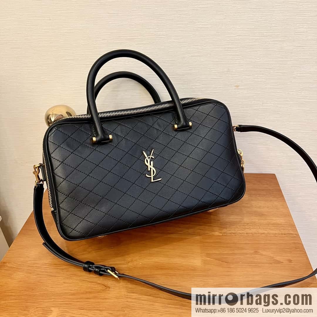 YSL 🆕 LIYA quilted sheepskin luggage 766785