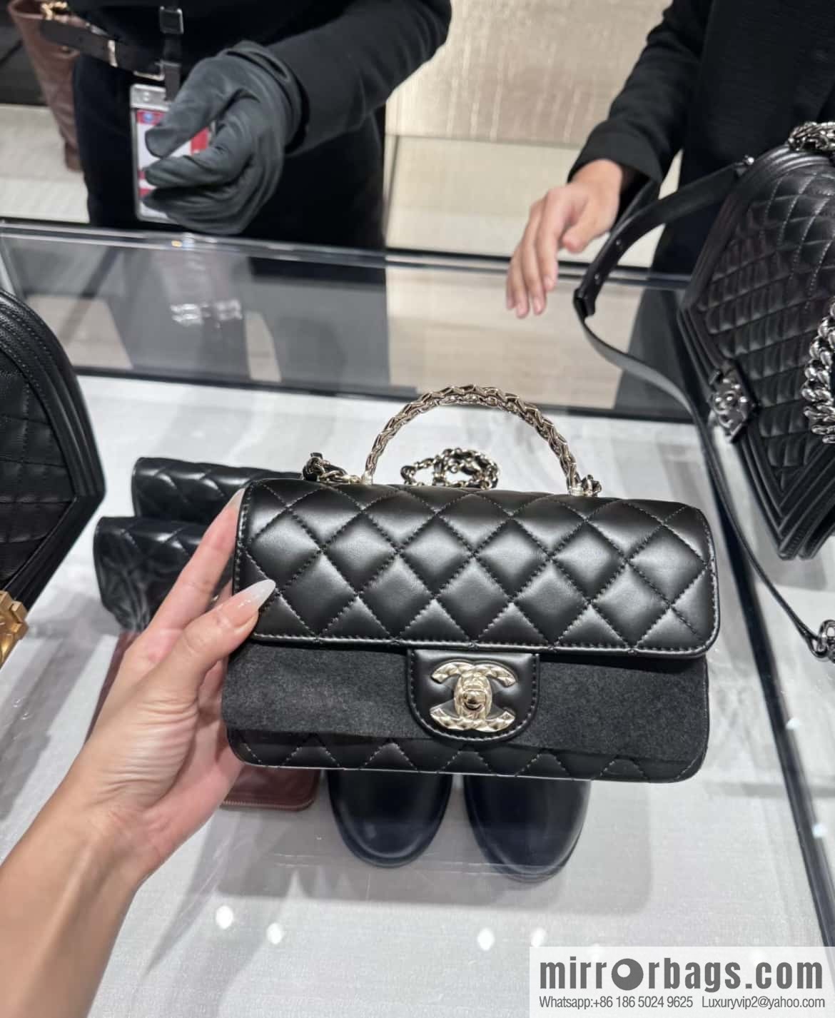 CHANEL CF Mini Wheat Handle ๐พ AS4924