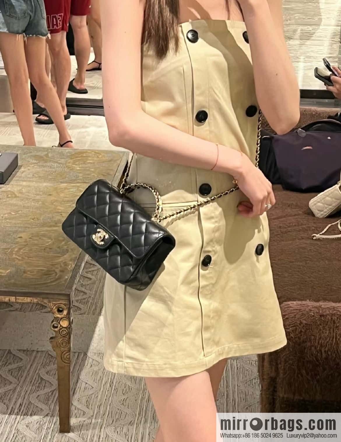 CHANEL CF Mini Wheat Handle ๐พ AS4924