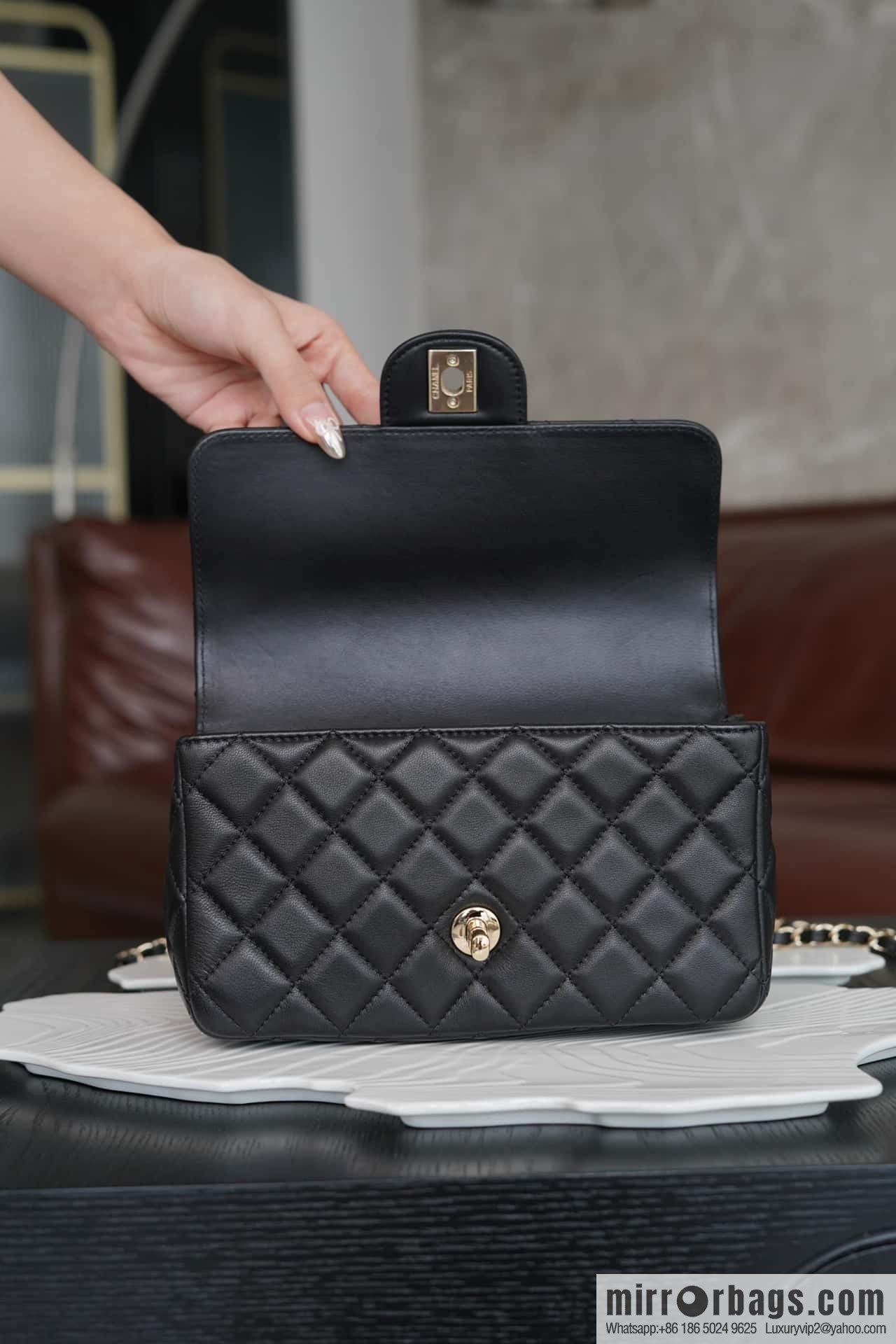 CHANEL CF Mini Wheat Handle ๐พ AS4924
