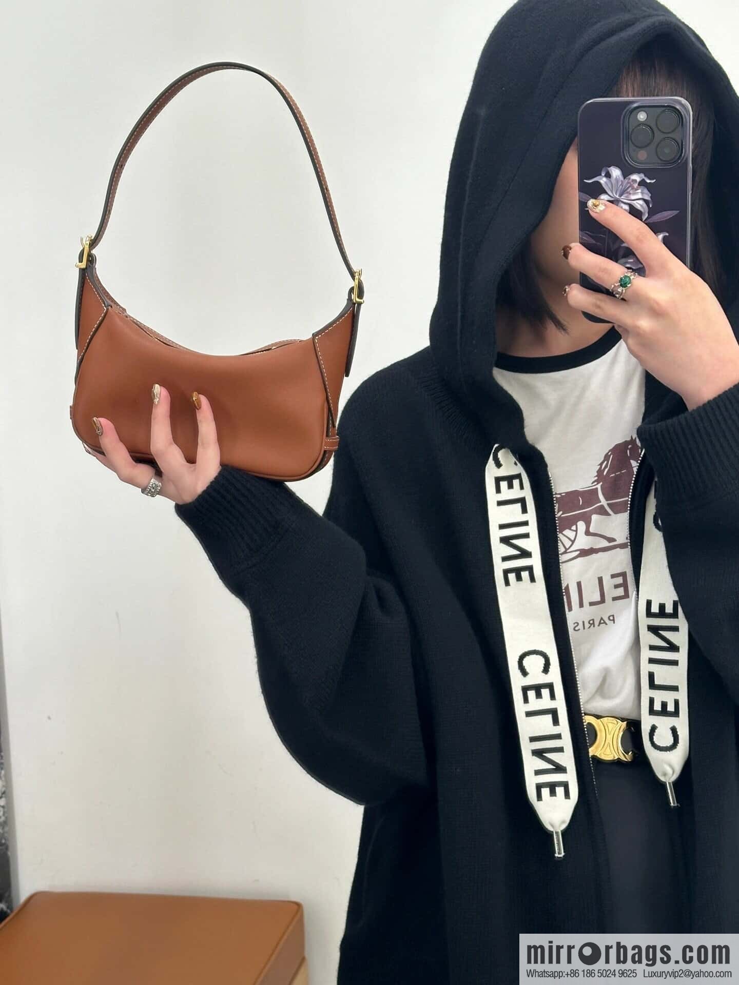 [Premium quality, all-steel hardware] CELINE new product | ROMY mini number: 115703
