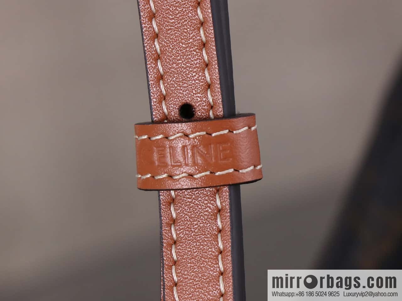 CELIN_E 2024 | TILLY medium bright cow leather handbag 24s spring new product 115703BF4.38NO armpit bag