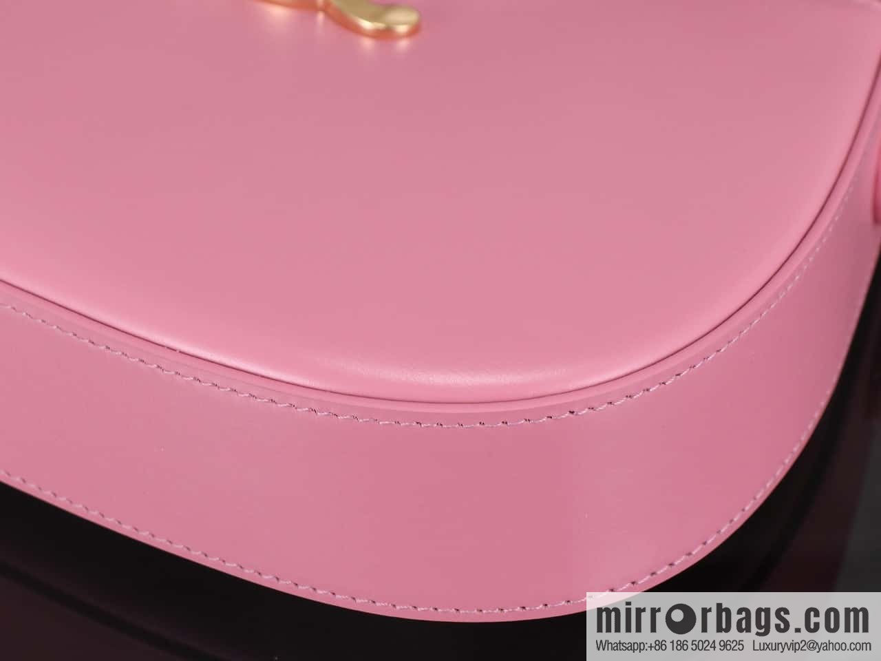 [Premium quality, all-steel hardware] CELIN_E 2024 | TILLY medium bright cow leather handbag 24s spring new product 115703BF4.38NO