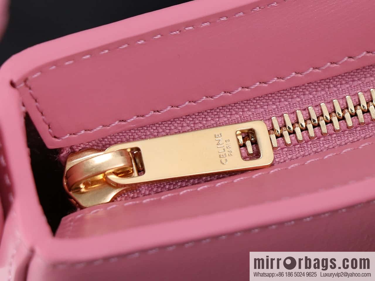 [Premium quality, all-steel hardware] CELIN_E 2024 | TILLY medium bright cow leather handbag 24s spring new product 115703BF4.38NO